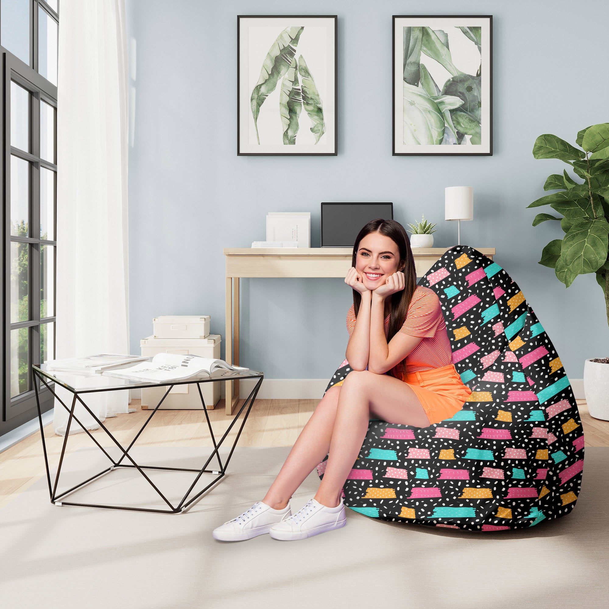 Sitzsack Pearshape Zufällige Formen-M-Oxford