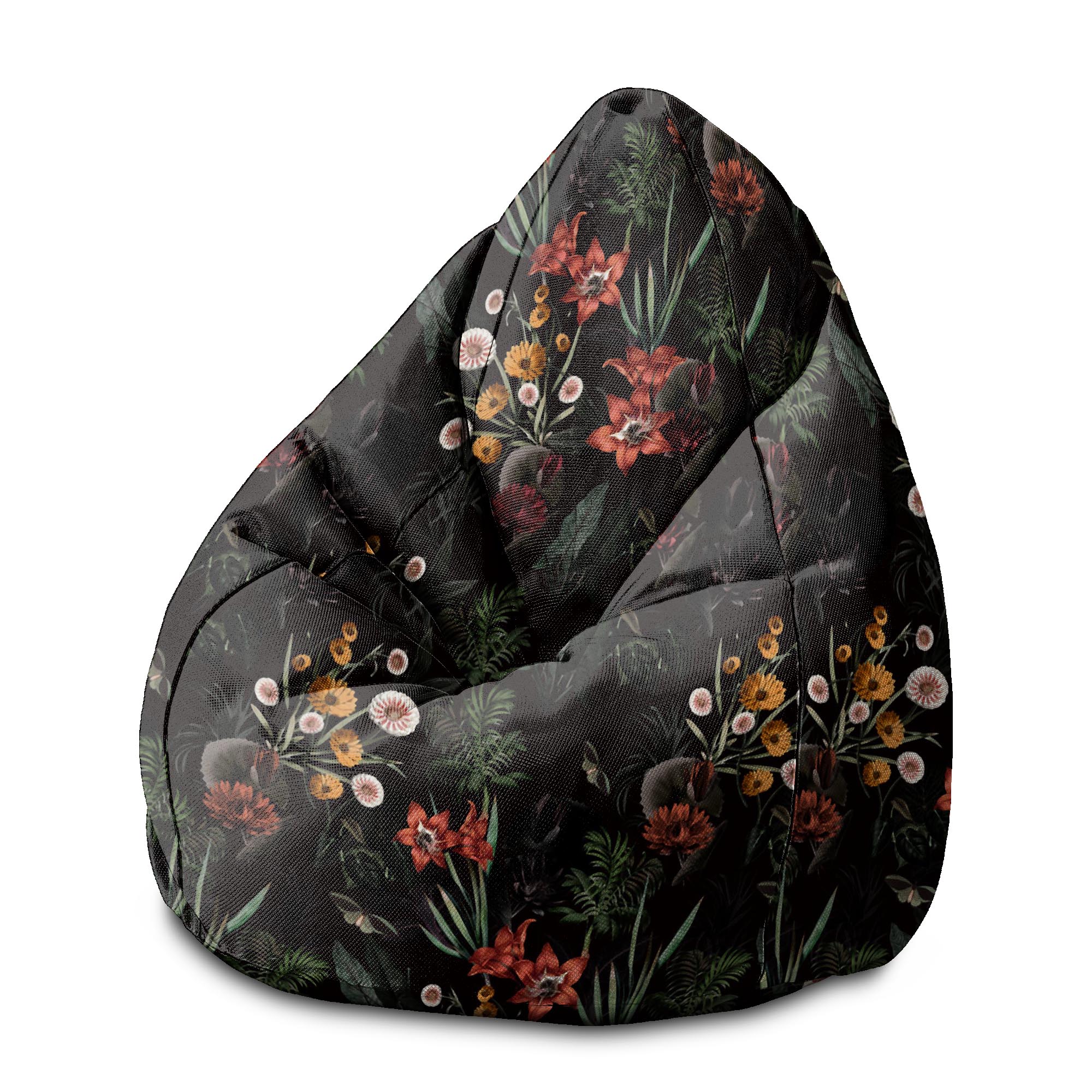 Sitzsack Pearshape Wiedergeborener Dschungel-M-Oxford