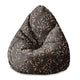 Puf Pearshape  Retro Leaves-S-Oxford