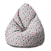 Sitzsack Pearshape Skandinavische Blumen-S-Oxford
