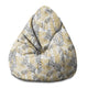 Sitzsack Pearshape Goldene Blätter-S-Velvet