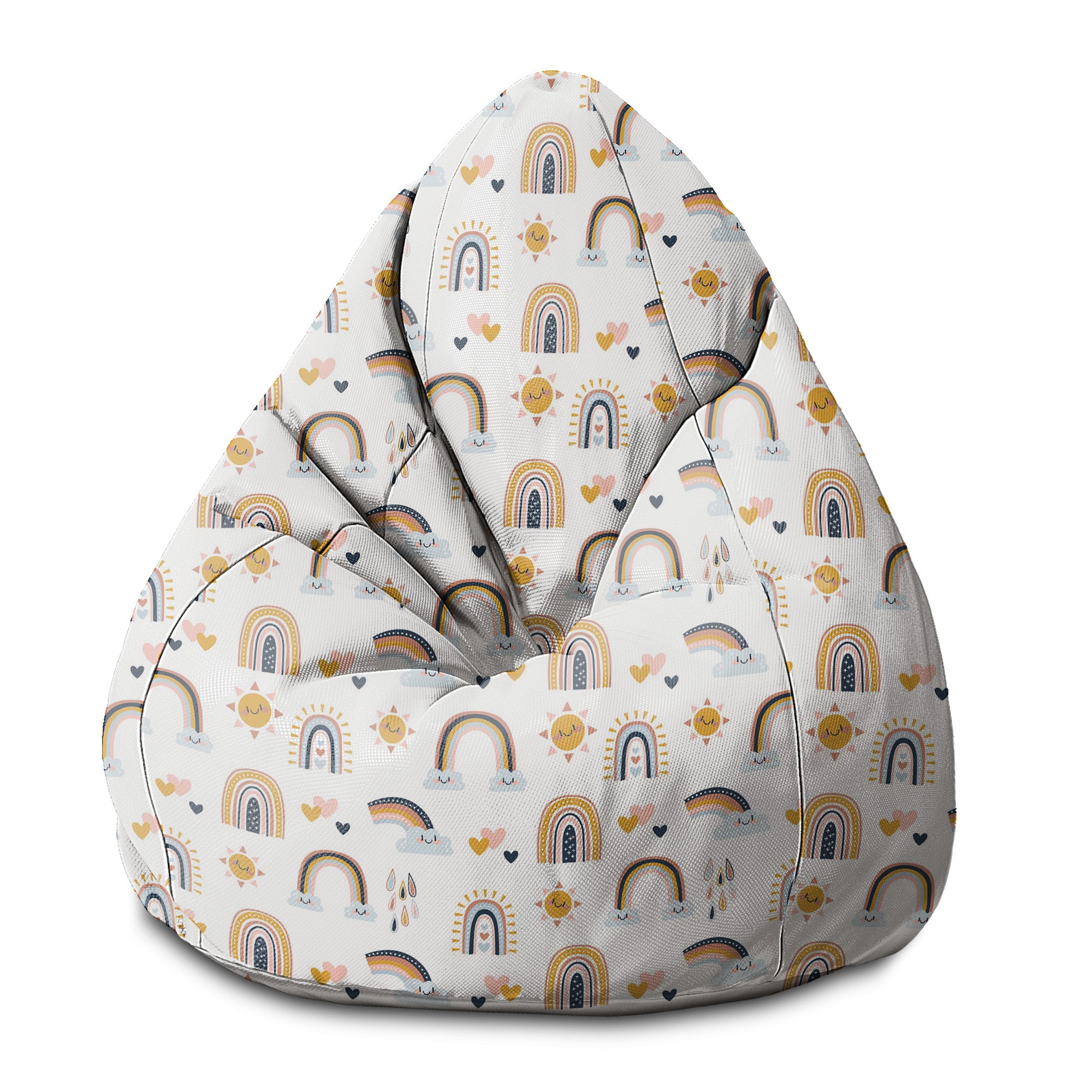 Sitzsack Pearshape Cartoon Regenbogen und Sonne