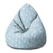 Sitzsack Birnenform Lama Blau