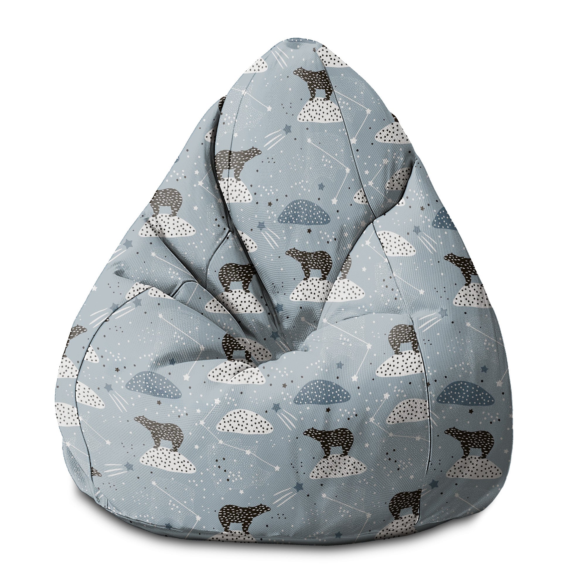 Sitzsack Birnenform Miś Polarny-S-Oxford