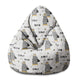 Puf Pearshape Miś Superbohater-S-Velvet
