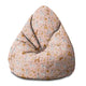 Sitzsack Birnenform Pinke Cartoon-Hunde-S-Samt