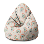 Puf Birnenform Boho Rainbow mit Sternen-S-Oxford