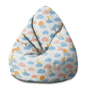 Puf Pearshape Cute Sky-S-Oxford
