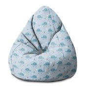 Puf Birnenform Happy Whale-S-Samt
