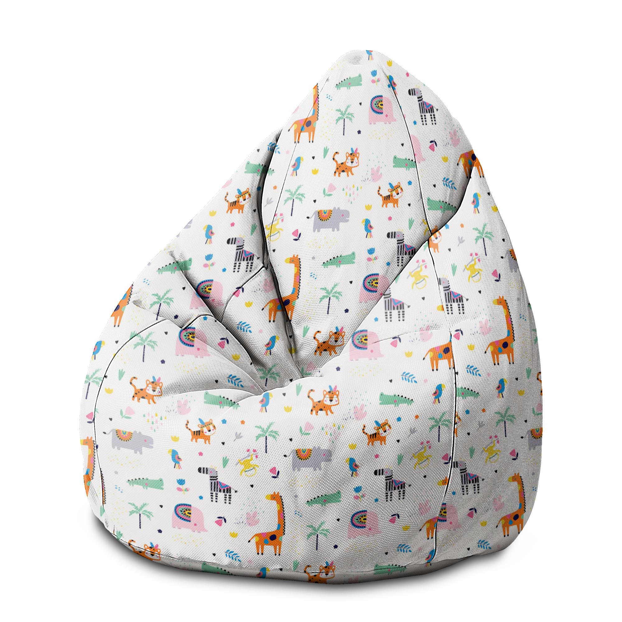 Puf Birnenform Happy Zoo-S-Samt