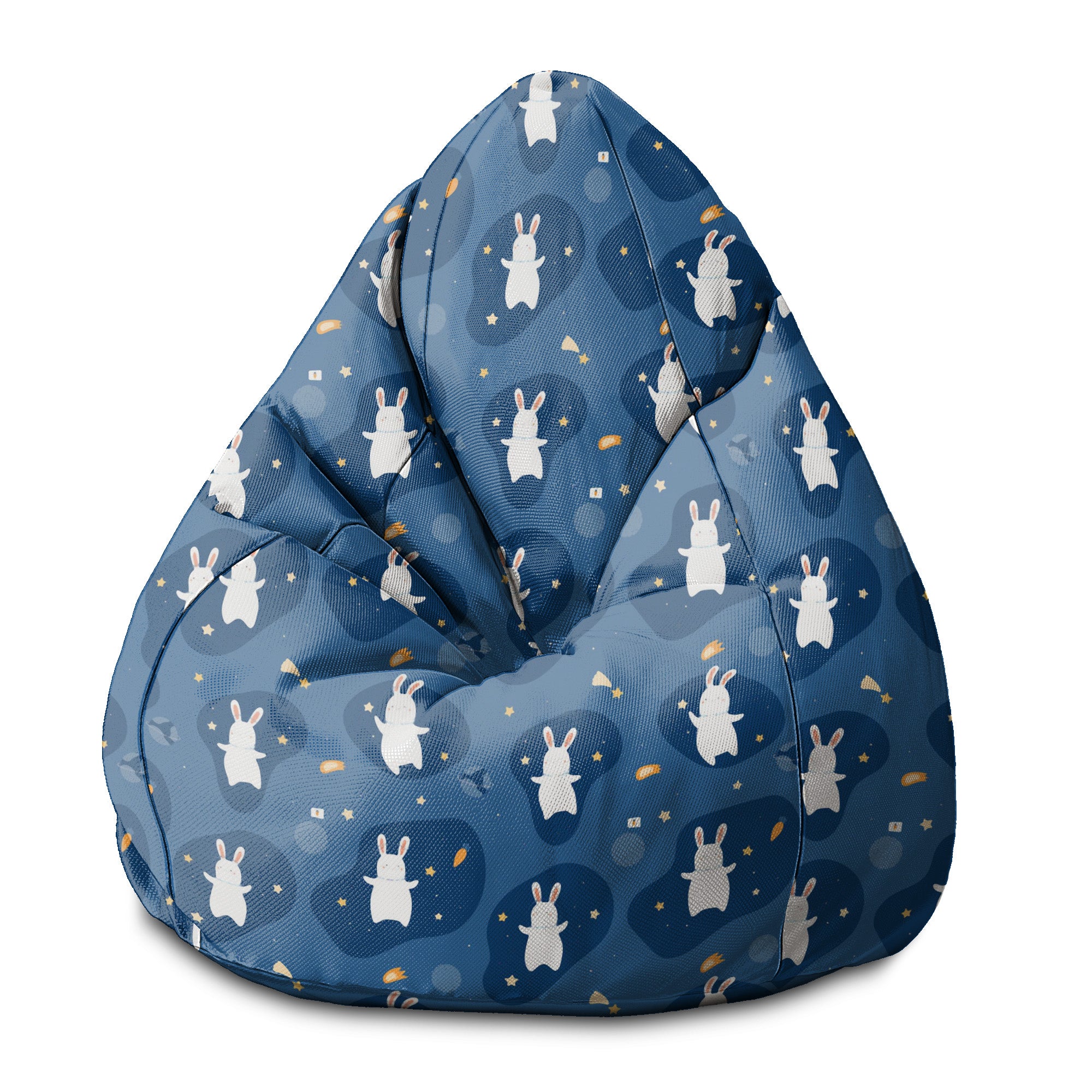 Puf Birnenform Hase im Weltraum