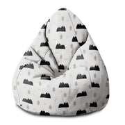 Puf Pearshape Scandi Mountains