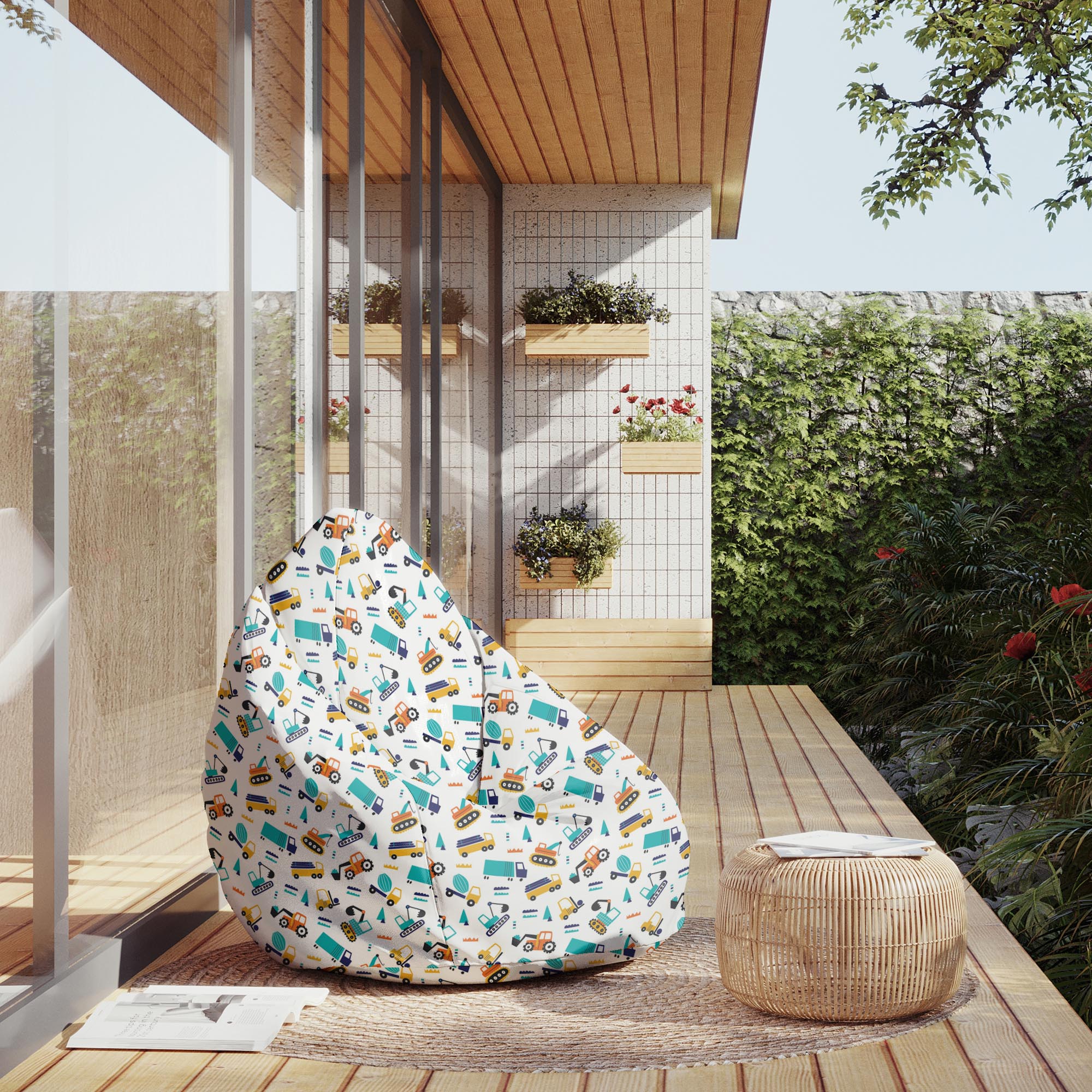 Puf Pearshape Vehicle Pattern-M-Oxford