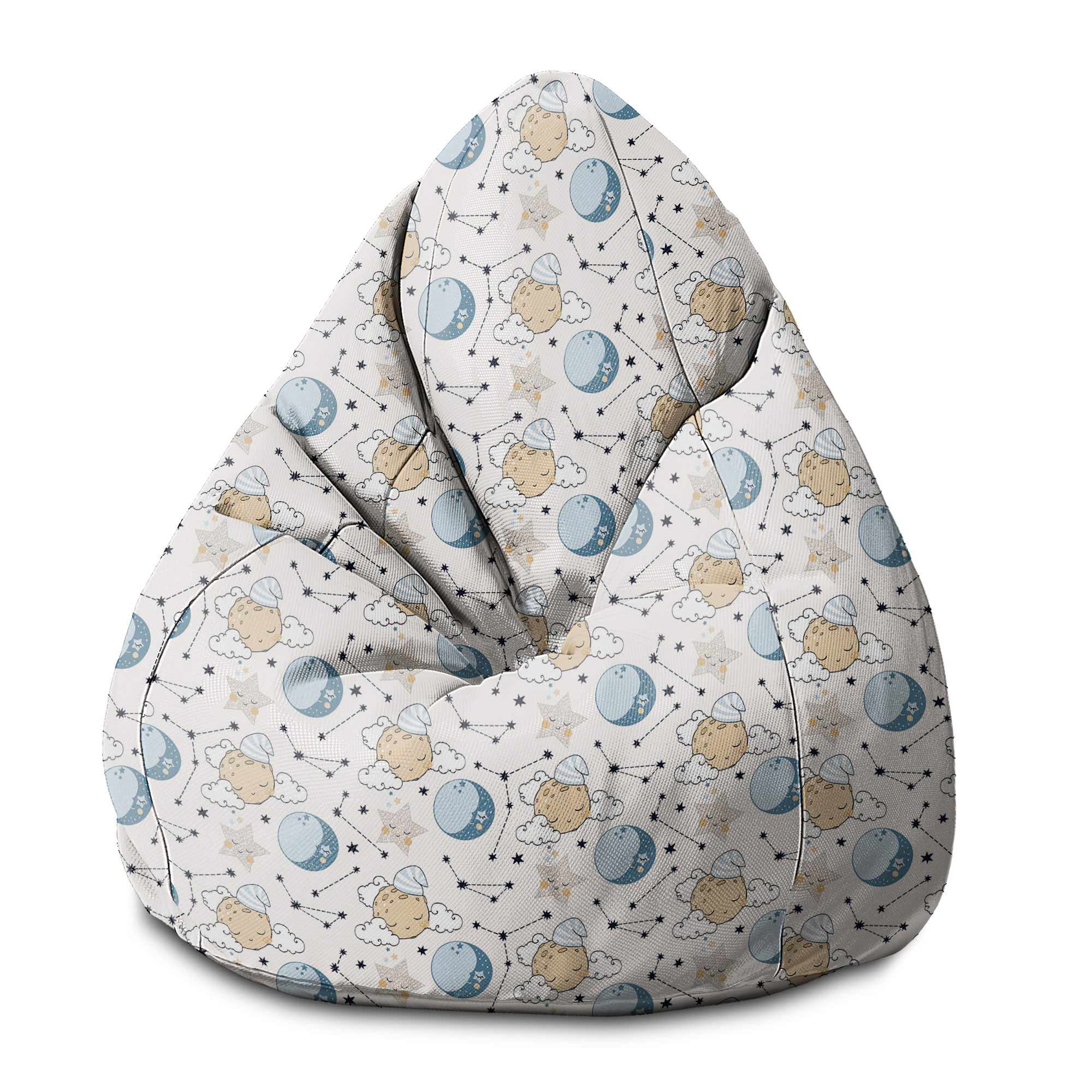 Puf Birnenform Schlafender Mond