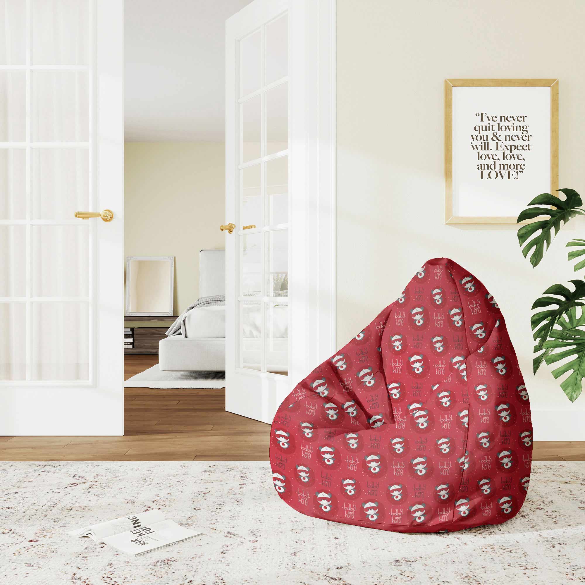 Puf Birnenform Babyheld-M-Samt