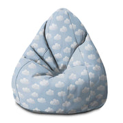 Puf Birnenform Blaue Wolken