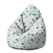 Puf Birnenform Cartoon Bunte Hunde-M-Oxford