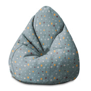 Puf Birnenform Bunte Punkte