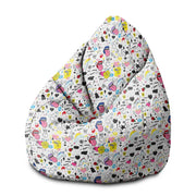 Puf Birnenform Girl Power-M-Samt