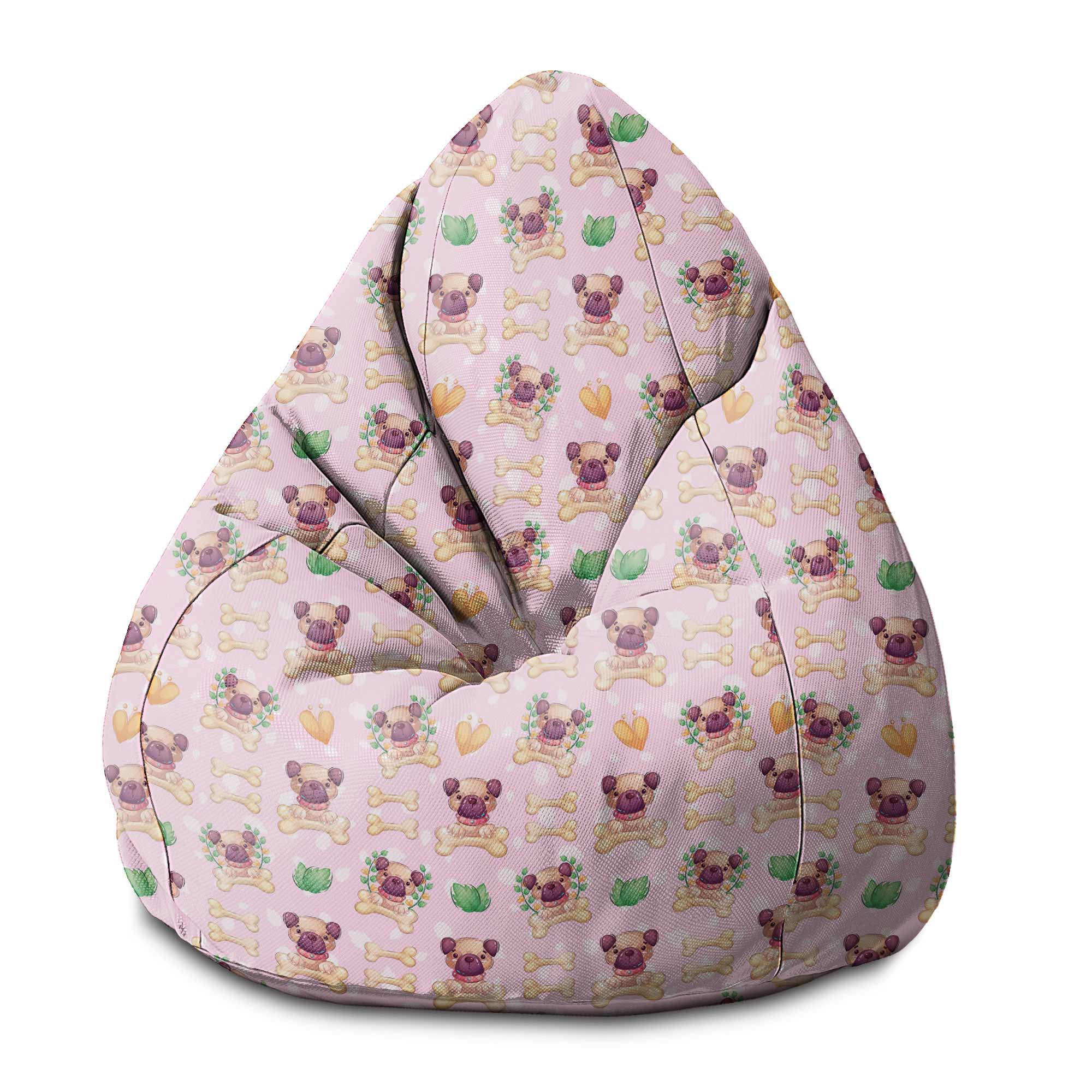Puf Birnenform Happy Small Dogs-S-Samt
