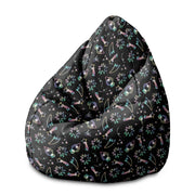 Puf Birnenform Neon Galaxy-M-Samt