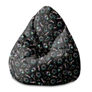 Puf Birnenform Neon Galaxy
