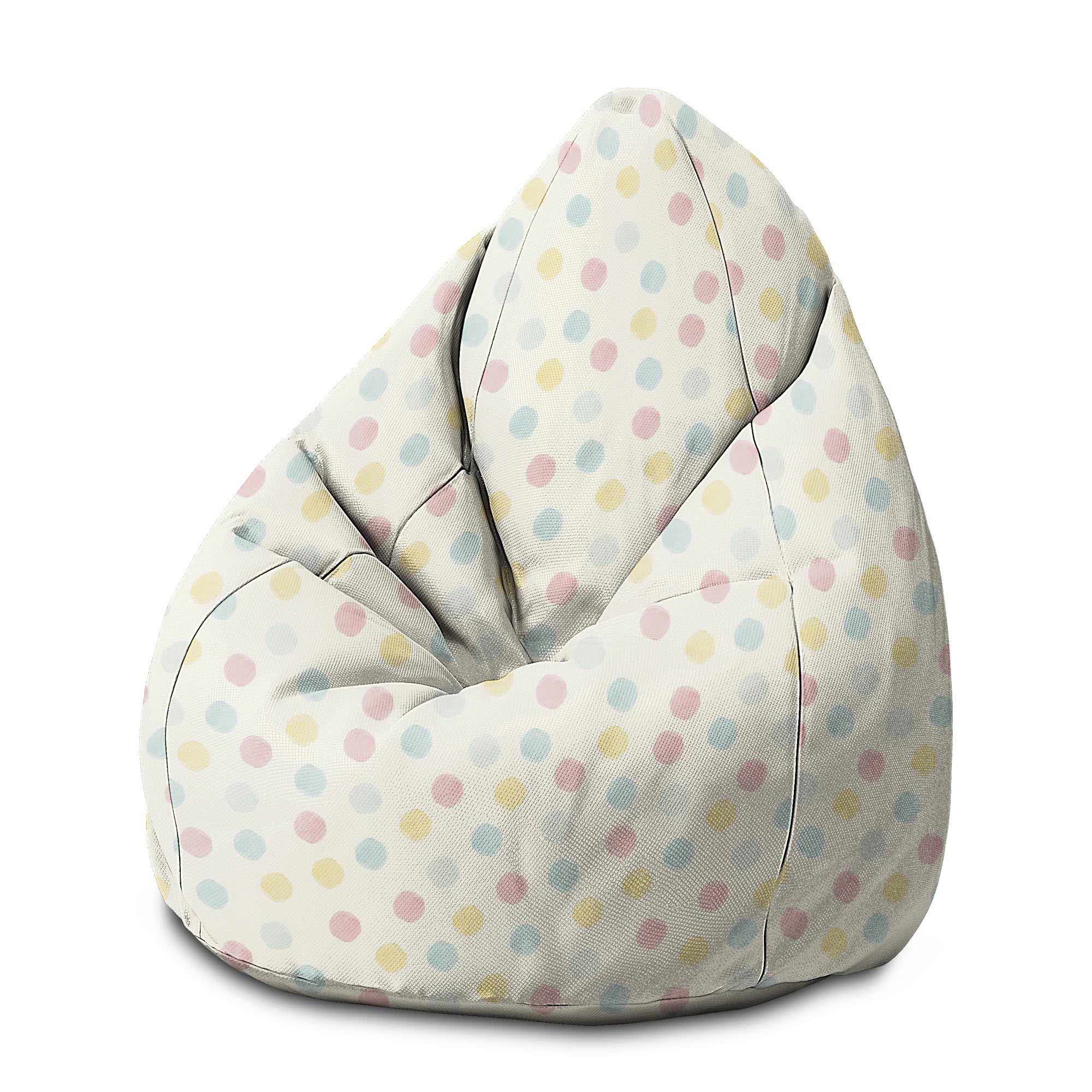 Sedací vak Pearshape Pastel Spots-M-Velvet