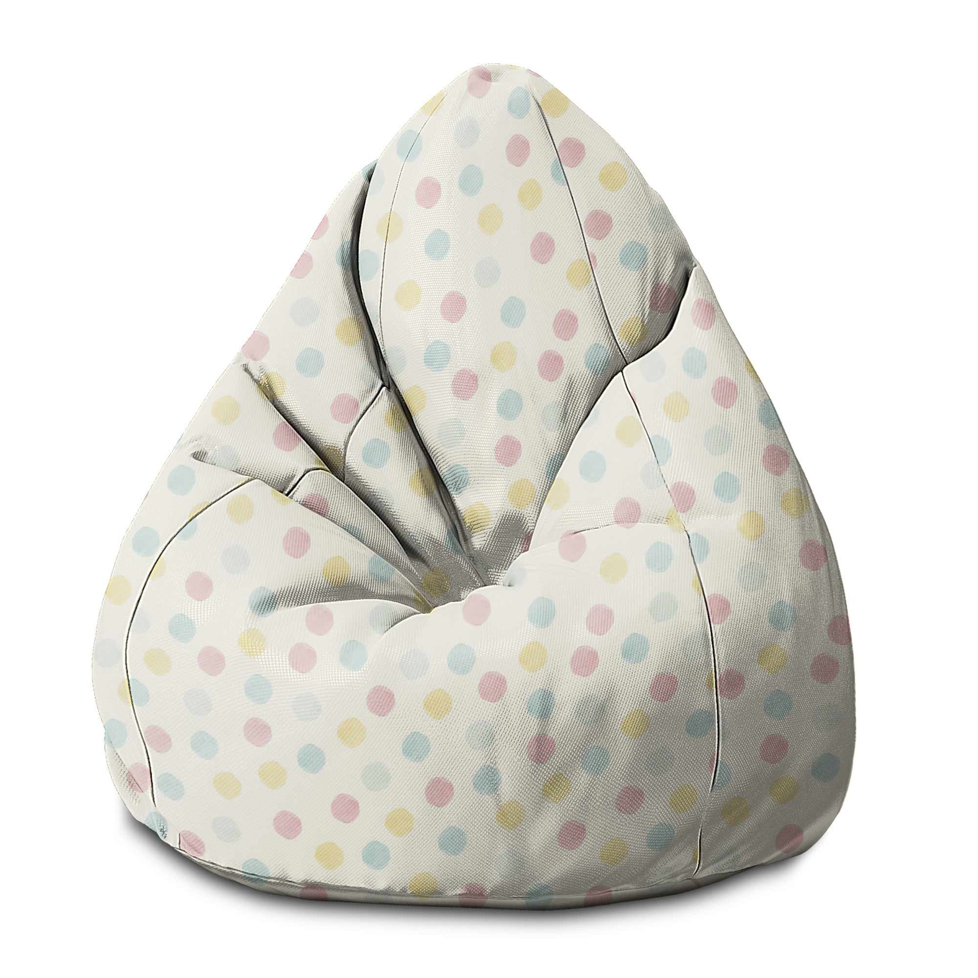 Puf Birnenform Pastell Flecken