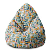 Puf Pearshape Abstract Cut Out-S-Velvet