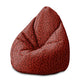 Puf Pearshape Abstract Stripes-M-Velvet