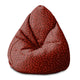 Puf Pearshape Abstract Stripes-S-Velvet