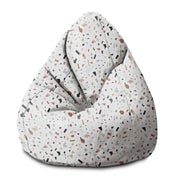 Puf Birnenform Brauner Terrazzo-S-Oxford