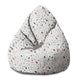 Puf Birnenform Brauner Terrazzo