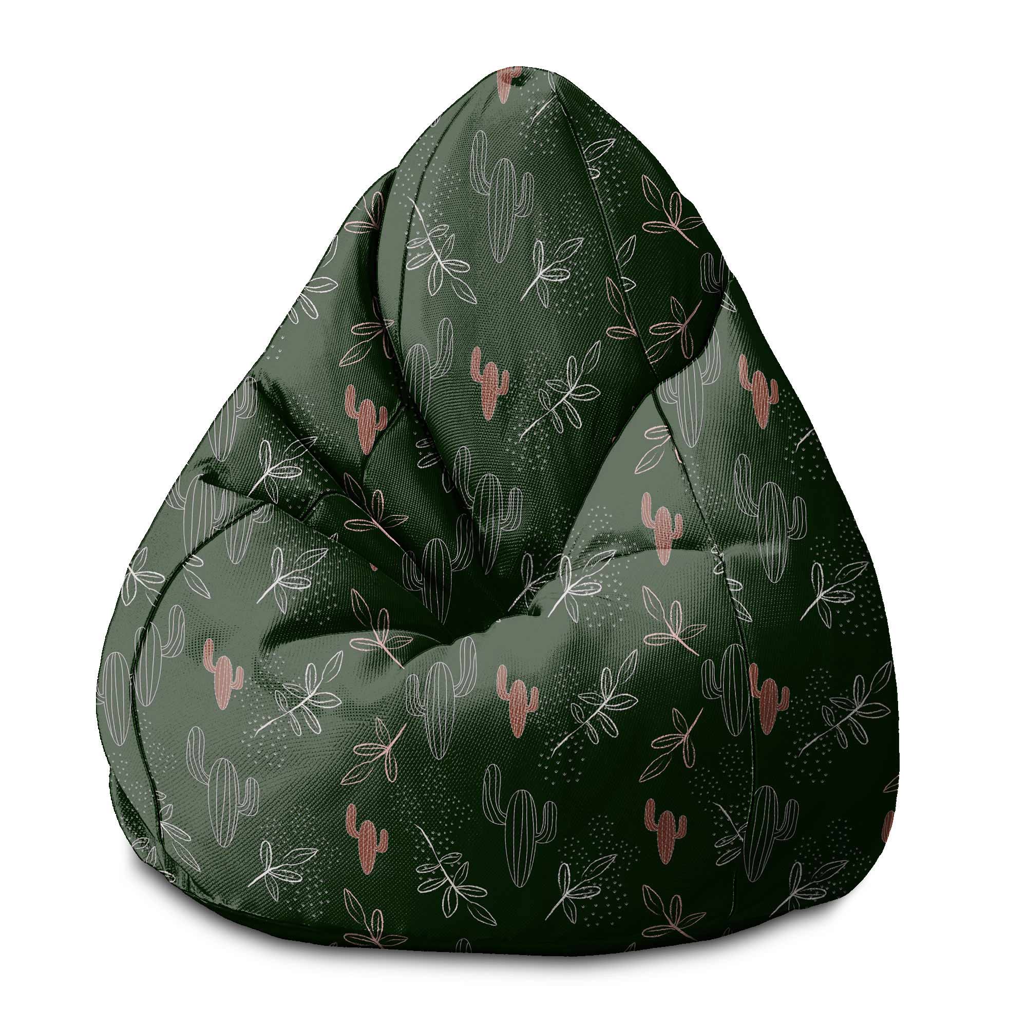 Puf Pearshape Kaktus Kritzeleien