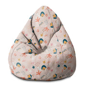 Puf Pearshape Fröhliche Abstraktion-S-Samt