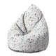Pearshape Pouf Colorful Terrazzo-M-Oxford