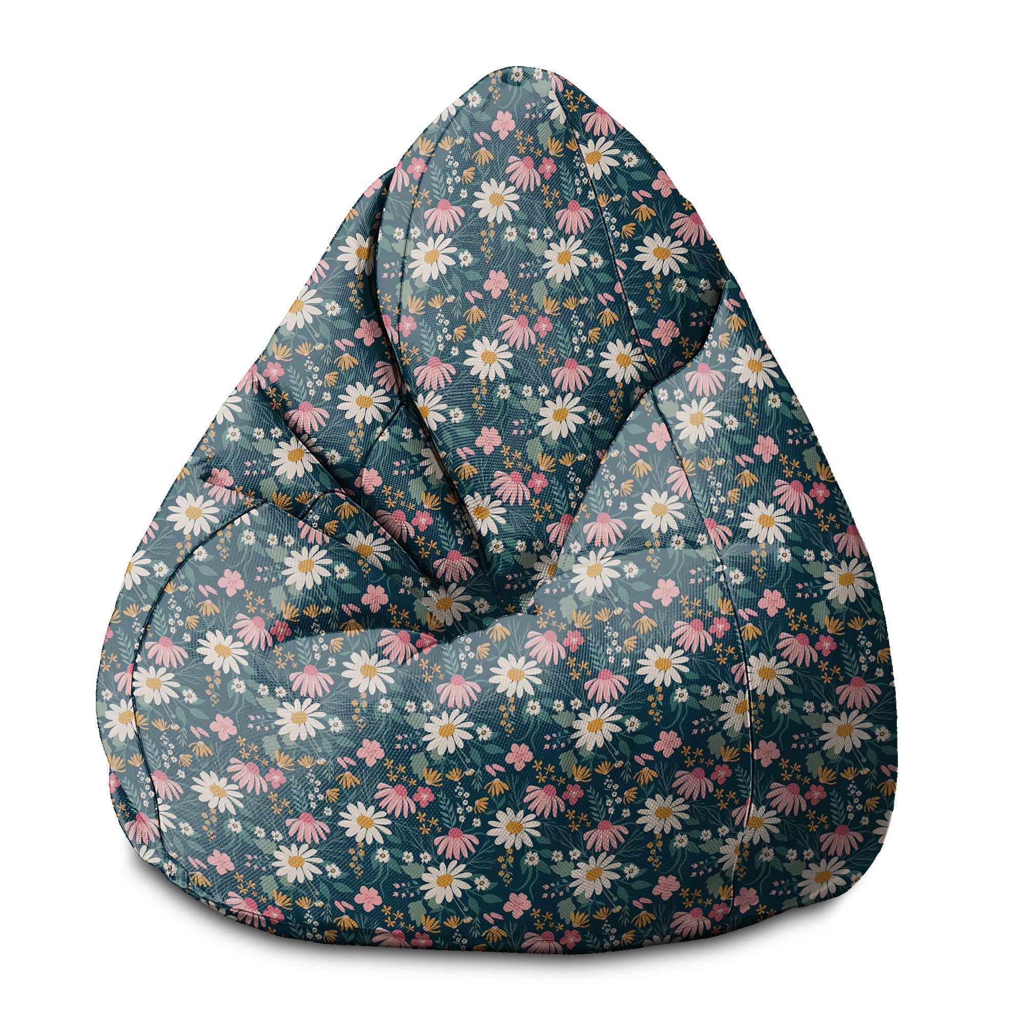 Puf Pearshape Daisy Meadow