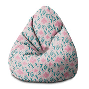 Puf Pearshape Delicate Pink Flowers-M-Oxford