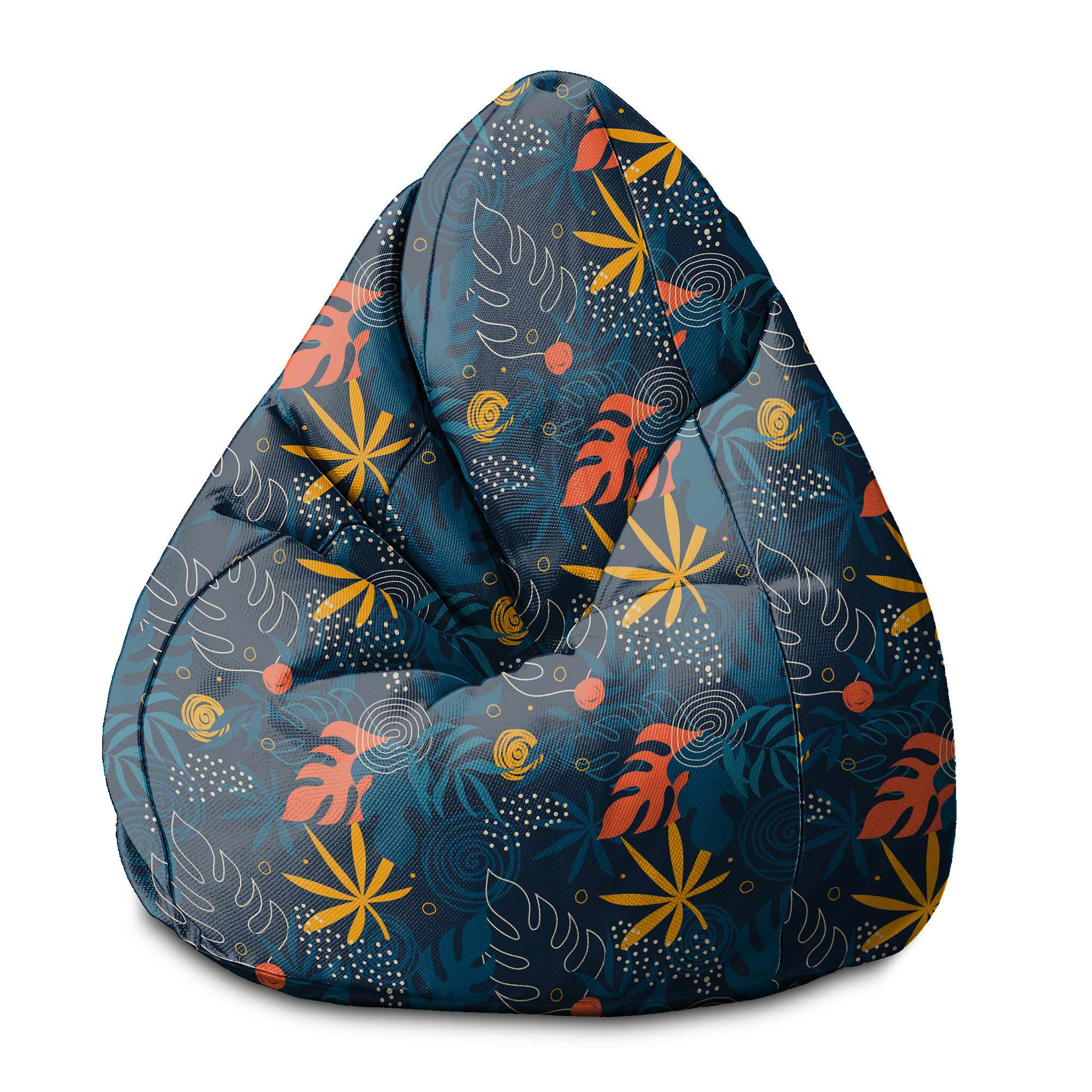 Puf Birnenform Doodle Exotisch-S-Samt