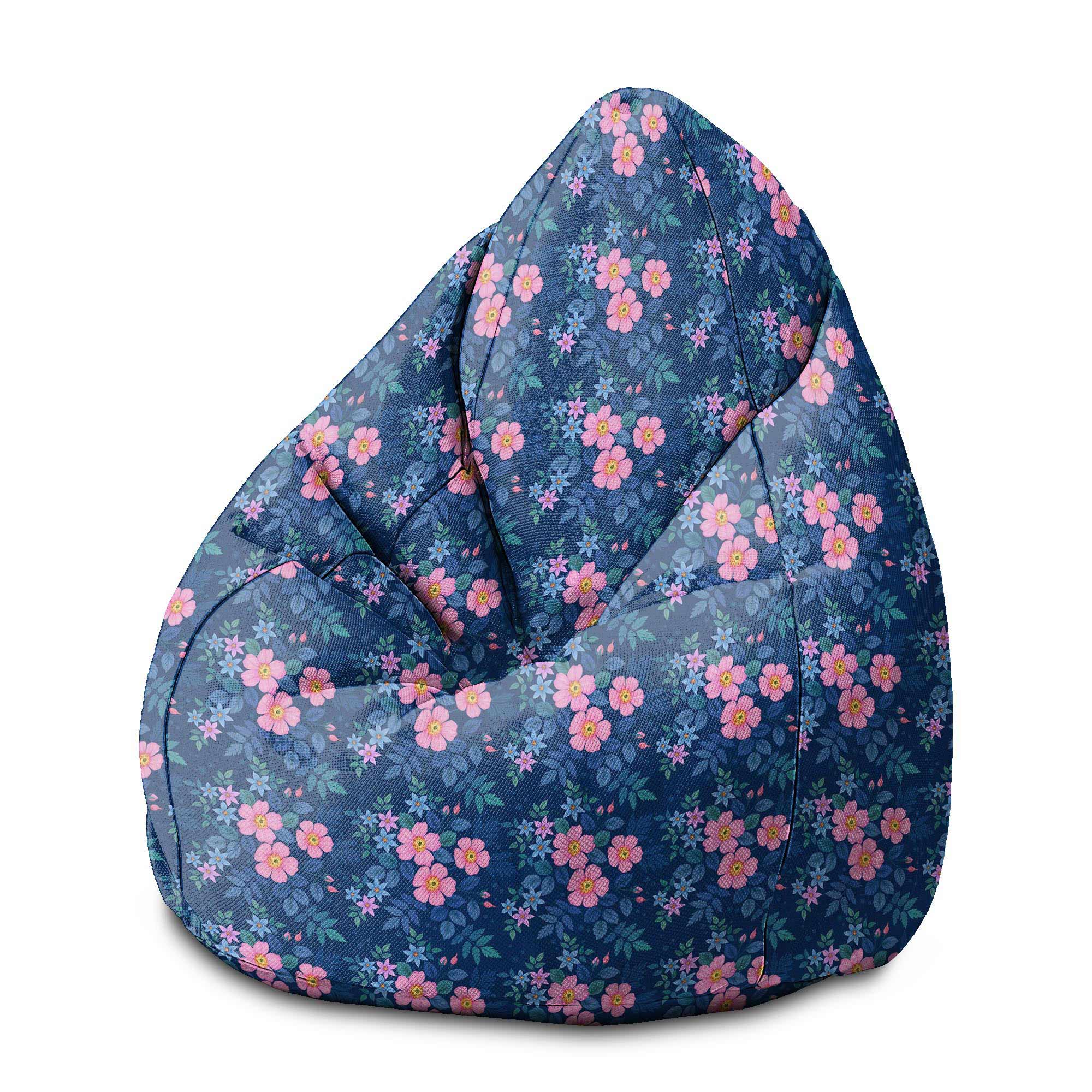 Puf Birnenform Frische Rose-M-Samt