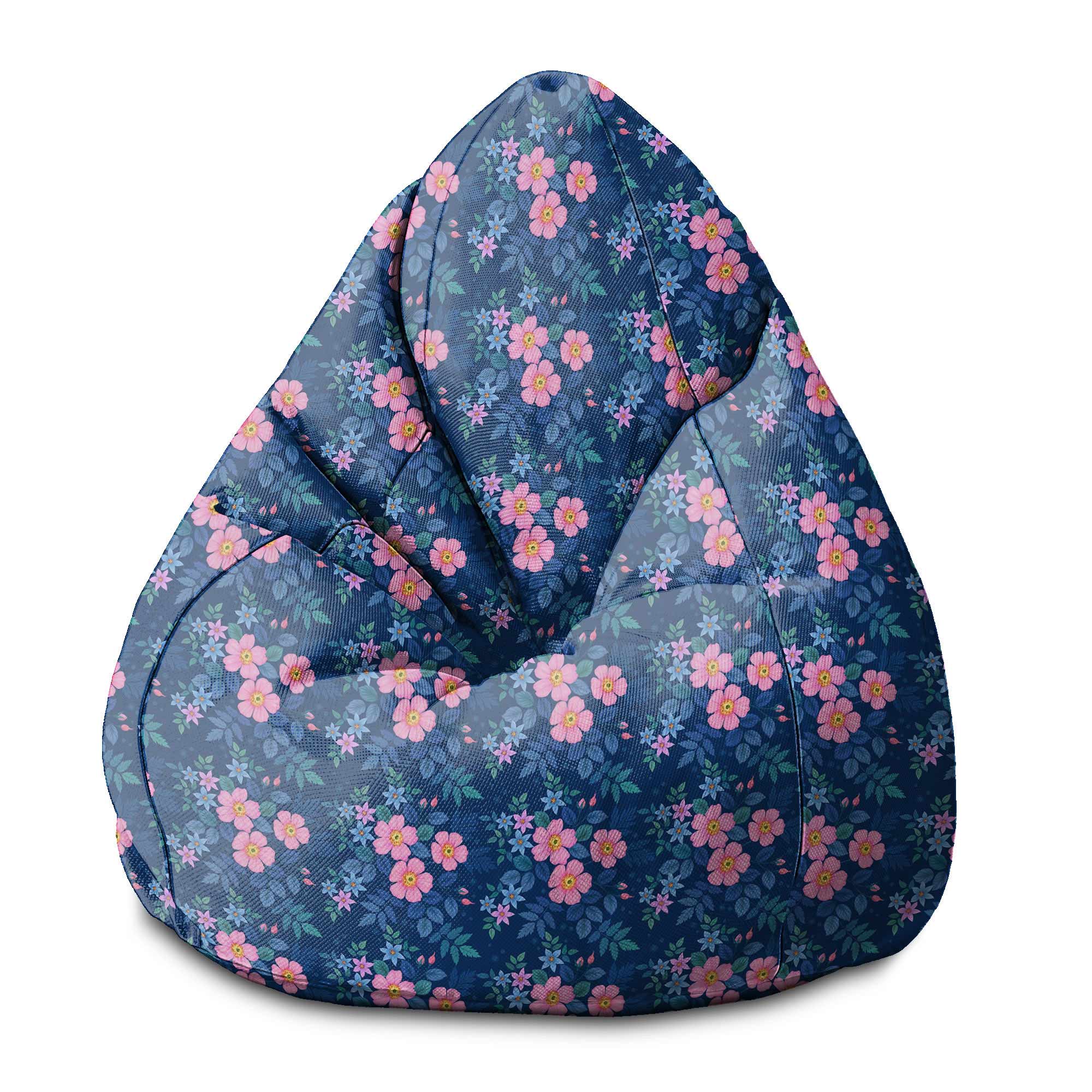 Puf Birnenform Frische Rose