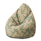 Puf Pearshape Fresh Spring Leaves-M-Velvet