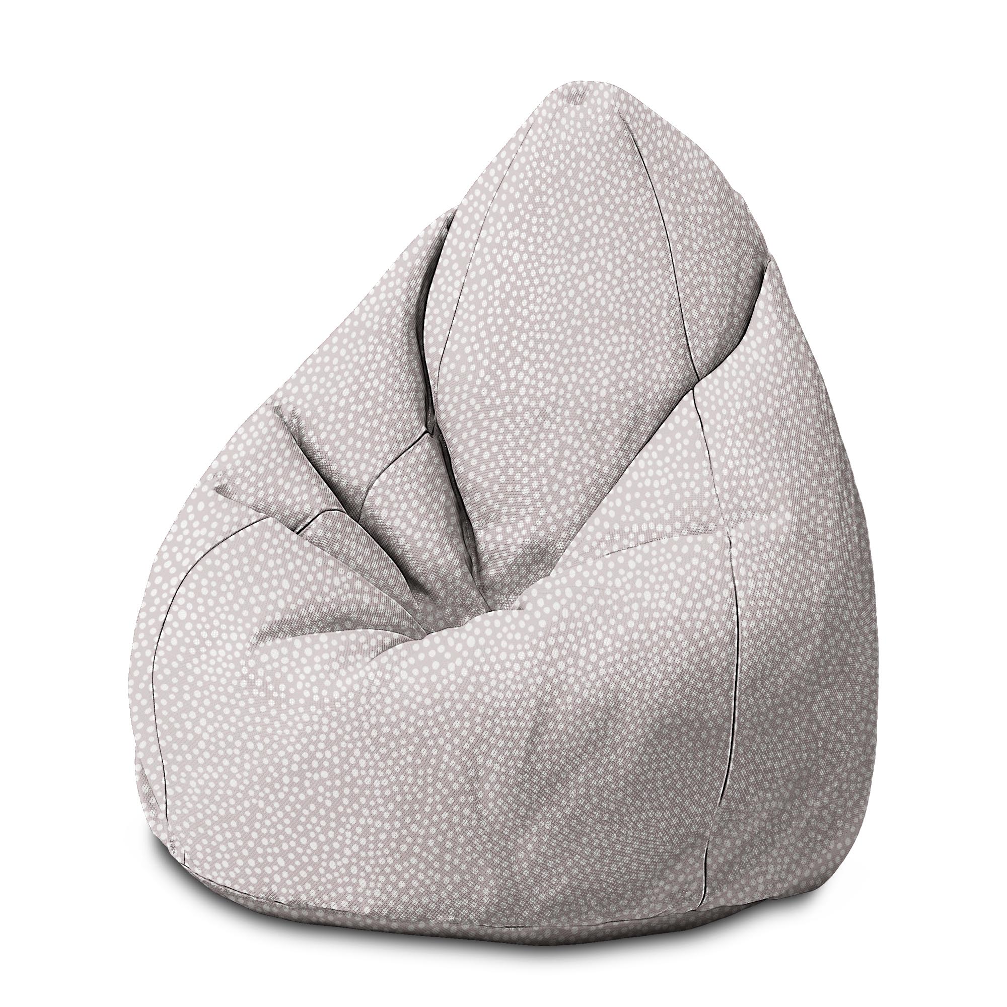 Sitzpouf Birnenform Abstrakte Erddots-M-Oxford