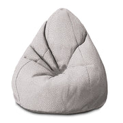 Sitzpouf Birnenform Abstrakte Erddots-S-Samt