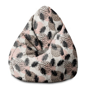 Sitzpouf Birnenform Tier- und Tropisch Geometrisch