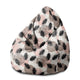 Sitzpouf Birnenform Tier- und Tropisch Geometrisch-M-Oxford