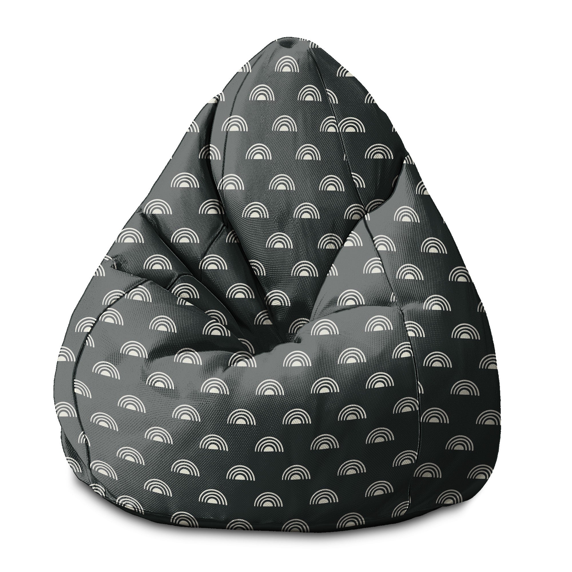 Puf Pearshape Artistic Abstract-S-Velvet