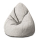 Pearshape Pouf Beige Dots-S-Oxford