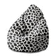 Puf Pearshape Cow Print-M-Oxford