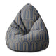 Puf Birnenform Deco Muster-S-Oxford